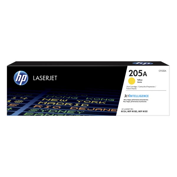 HP Original Toner CF532A / HP 205A yellow 900 pages