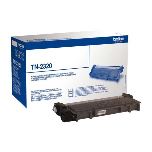 Brother Original Toner TN2320 black 2 600 pages B-box