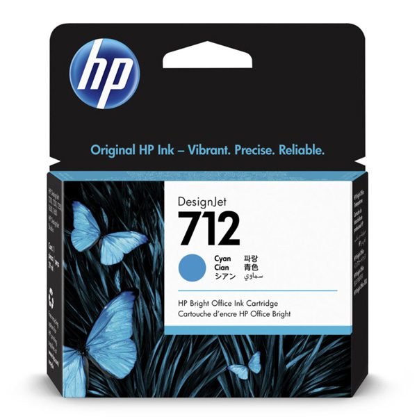 HP Original Inkjet 3ED67A / HP 712 cyan 29ml exp