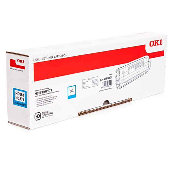 OKI Original Toner 45862839 cyan 7 300 pages