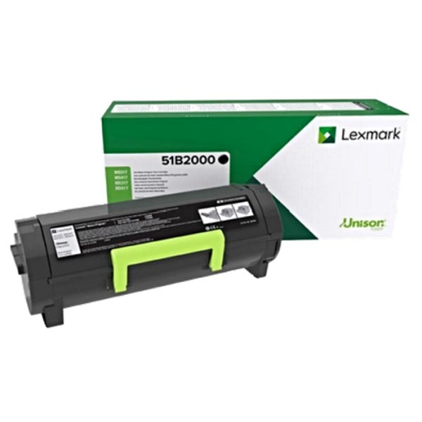Lexmark Original Toner 51B2000 black 2 500 pages