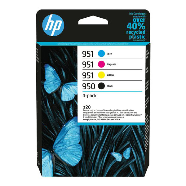 HP Original Inkjet Set 6ZC65AE / HP 950 + HP 951 CMYK 1 000 + 3 x 700 pages