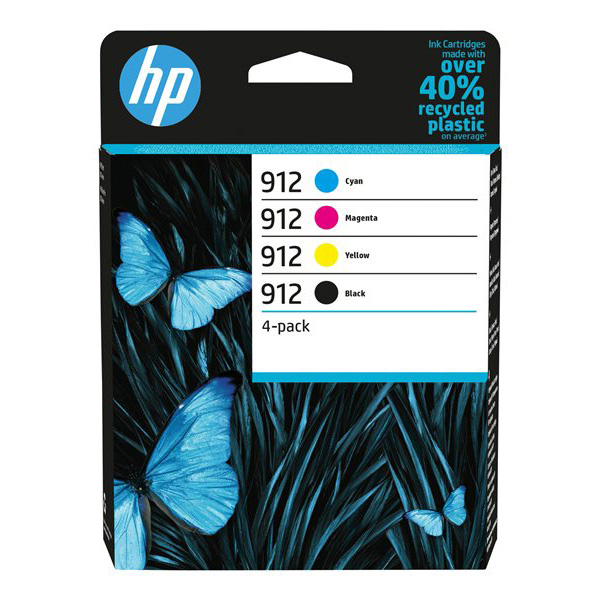 HP Original Inkjet Set 6ZC74AE / HP 912 CMYK 300 + 3 x 315 pages