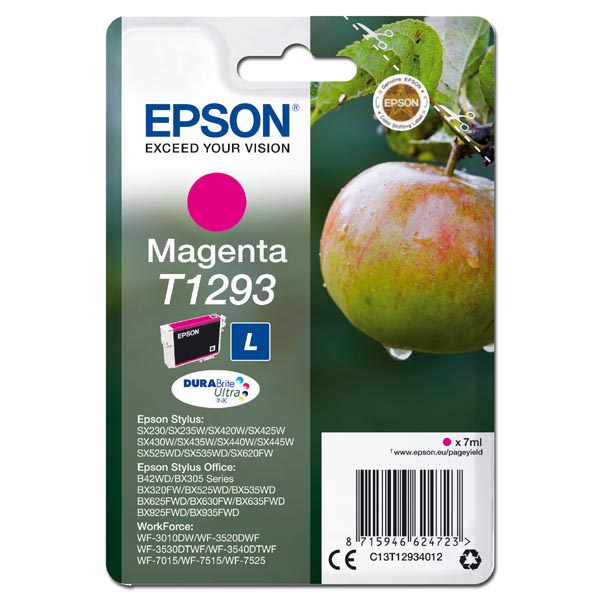 Epson Original Inkjet T1293 / C13T12934012 magenta 7 ml 485 pages