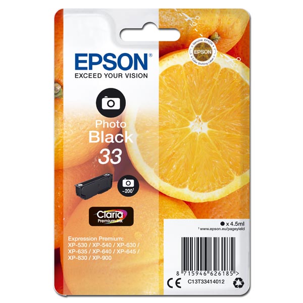 Epson Original Inkjet T33 / C13T33414012 photo black 4,5 ml