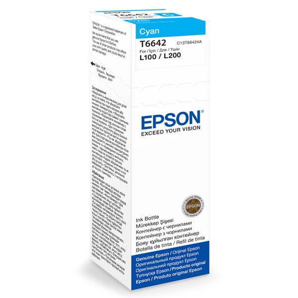 Canon Original Inkjet T6642 / C13T66424A cyan 70 ml