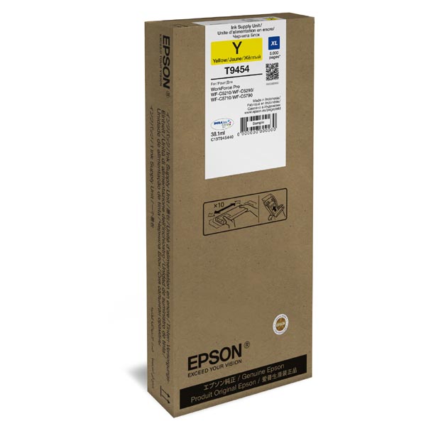Epson Original Inkjet T9454 XL / C13T945440 yellow 38,1 ml 5 000 pages