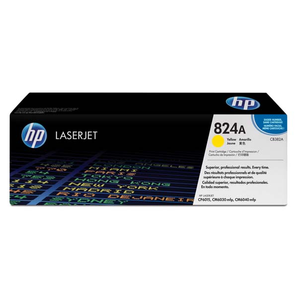 HP Original Toner CB382A / HP 824A yellow 21 000 pages B-box