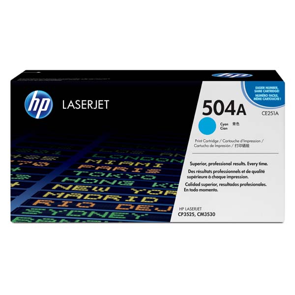 HP Original Toner CE251A / HP 504A cyan 7 000 pages C-box
