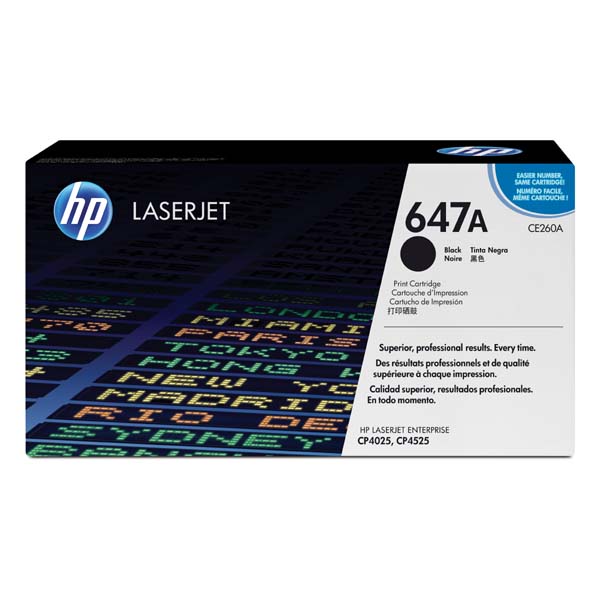 HP Original Toner CE260A / HP 647A black 8 500 pages B-box
