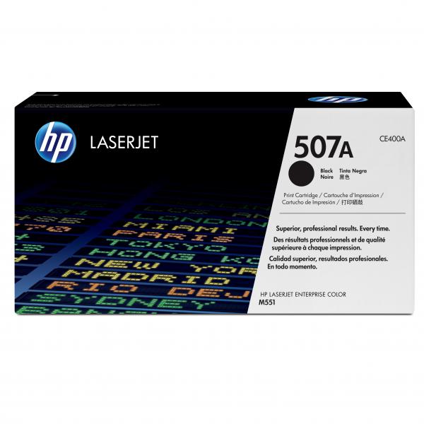 HP Original Toner CE400A / HP 507A black 5 500 pages B-box