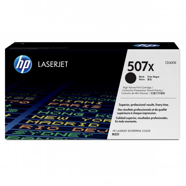 HP Original Toner CE400X / HP 507X black 11 000 pages B-box