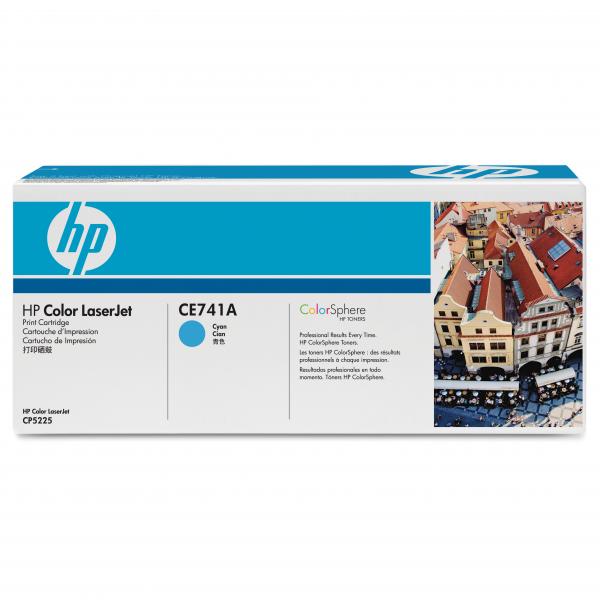 HP Original Toner CE741A / HP 307A cyan 7 300 pages C-box