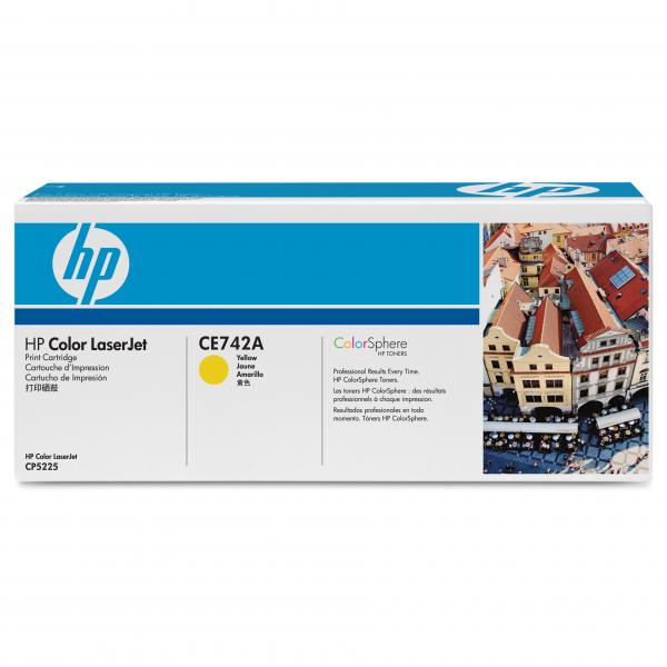 HP Original Toner CE742A / HP 307A yellow 7 300 pages C-box