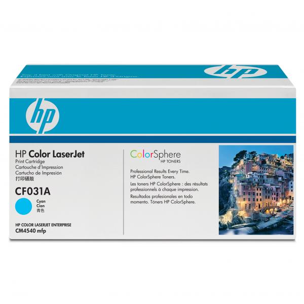 HP Original Toner CF031A / HP 646A cyan 12 500 pages C-box