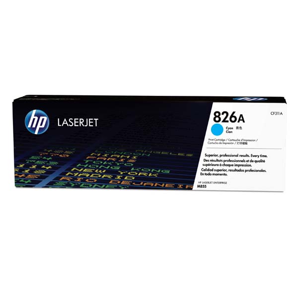 HP Original Toner CF311A / HP 826A cyan 31 500 pages B-box