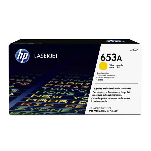 HP Original Toner CF322A / HP 653A yellow 16 500 pages C-box