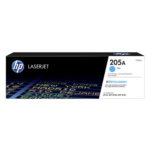HP Original Toner CF531A / HP 205A cyan 900 pages B-box