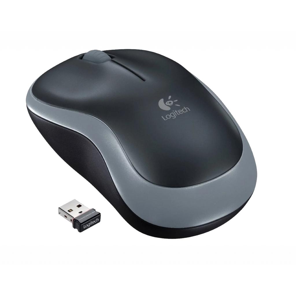 Myš Logitech M185 sivá, bezdrôtová, optická