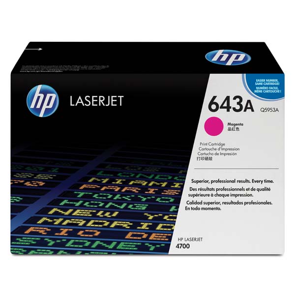 HP Original Toner Q5953A / HP 643A magenta 10 000 pages C-box