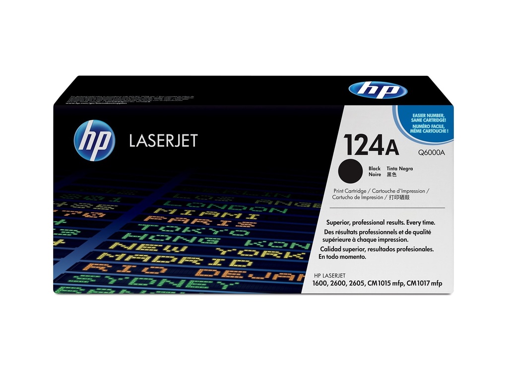 HP Original Toner Q6000A / HP 124A blalck 2 500 pages C-box