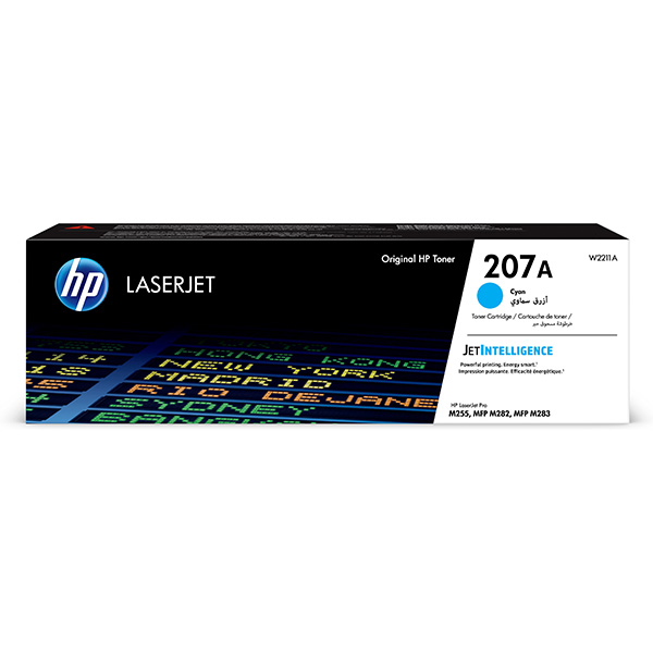 HP Original Toner W2211A / HP 207A cyan 1 250 pages C-box