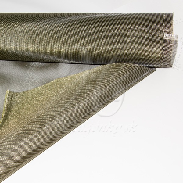 Sieťka pod kryt diskantu zlatá/čierna