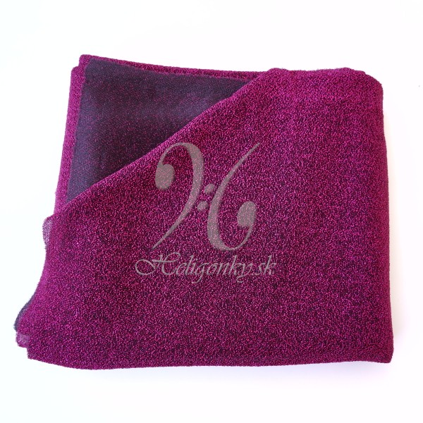 Látka pod kryt diskantu fialová/čierna