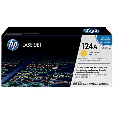 HP Original Toner Q6002A / HP 124A yellow 2 000 pages B-box