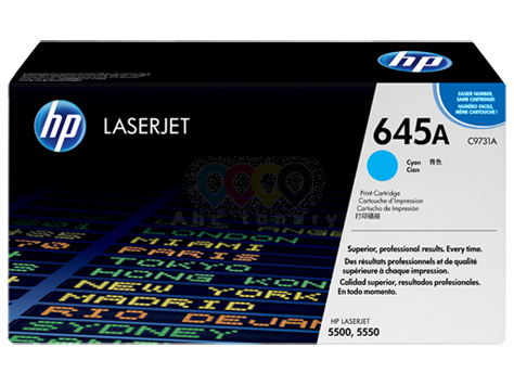 HP Original Toner C9731A / HP 645A cyan 12 000 pages