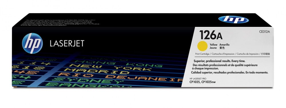 HP Original Toner CE312A / HP 126A yellow 1 000 pages