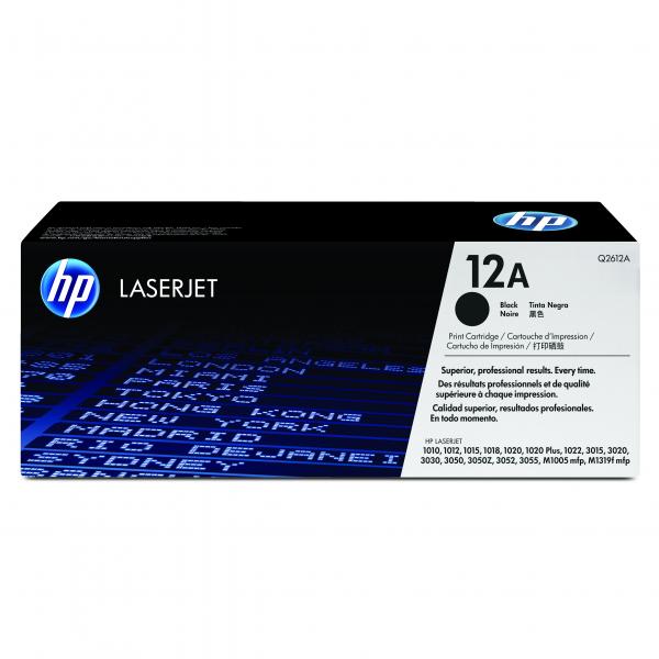 HP Original Toner Q2612A / HP 12A black 2 000 pages