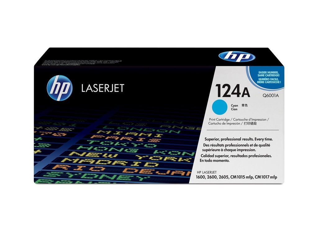 HP Original Toner Q6001A / HP 124A cyan 2 000 pages