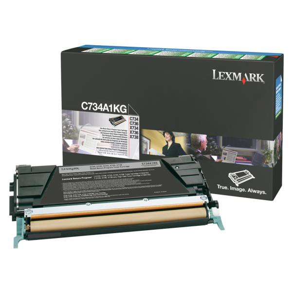 Lexmark Original Toner C734A1KG black 8 000 pages