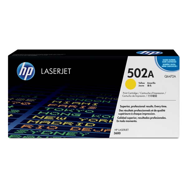 HP Original Toner Q6472A / HP 501A yellow 4 000 pages