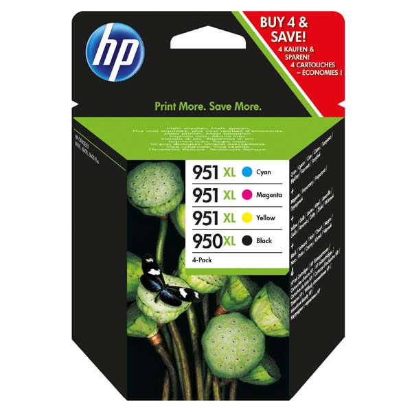 HP Original Inkjet C2P43AE / HP 950XL + HP 951XL pack 2 300 pages / 1 500 pages