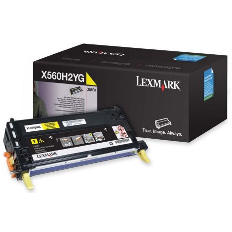 Lexmark Original Toner X560H2YG yellow 10 000 pages