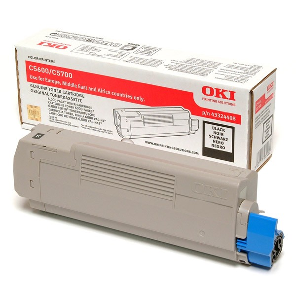 OKI Original Toner 43324408 black 6 000 pages