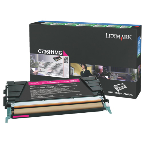 Lexmark Original Toner C736H1MG magenta HC 10 000 pages