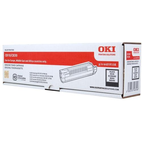 OKI Original Toner 44059108 black 8 000 pages