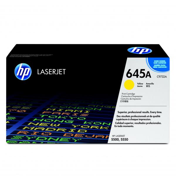 HP Original Toner C9732A / HP 645A yellow 12 000 pages