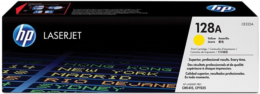 HP Original Toner CE322A / HP 128A yellow 1 300 pages
