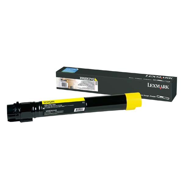 Lexmark Original Toner X950X2YG yellow extra high capacity 24 000 pages