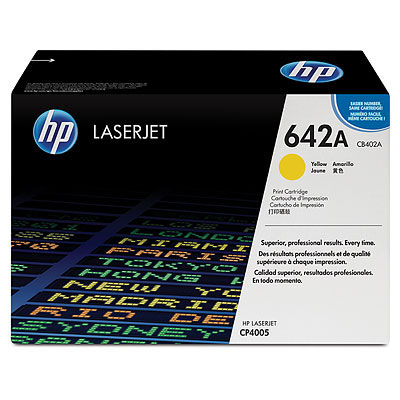 HP Original Toner CB402A / HP 642A yellow 7 500 pages B-box