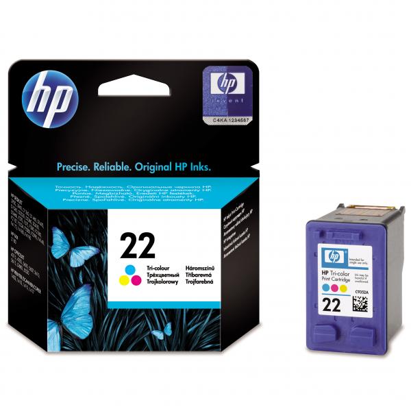 HP Original Inkjet C9352AE / HP 22 color 138 pages 5 ml