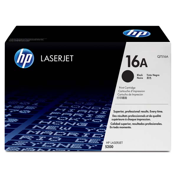 HP Original Toner Q7516A / HP 16A black 12 000 pages