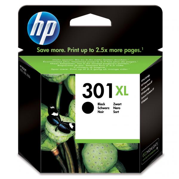 HP Original Inkjet CH563EE / HP 301XL black 480 pages