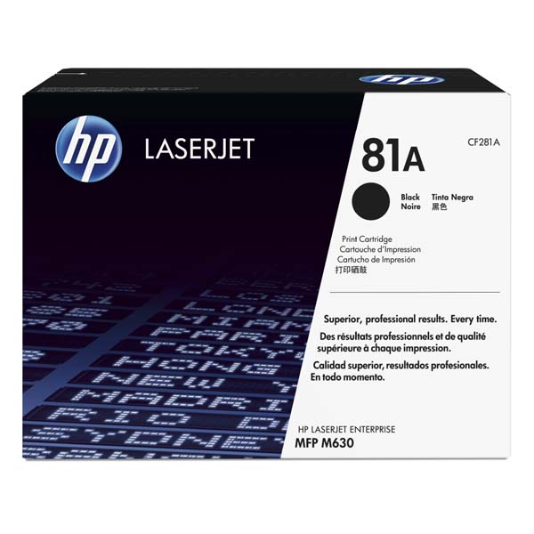 HP Original Toner CF281A / HP 81A black 10 500 pages
