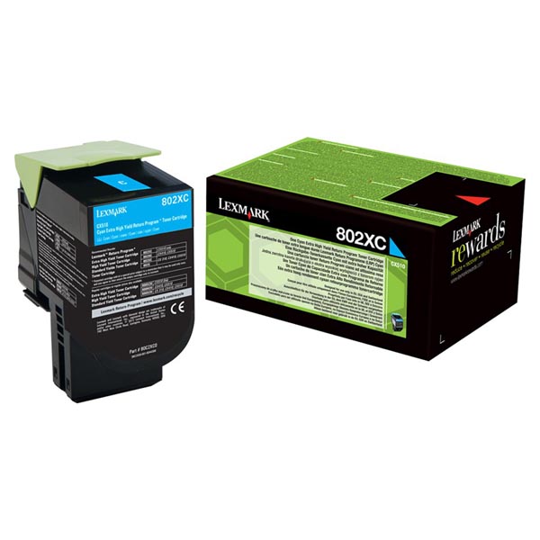Lexmark Original Toner 80C2XC0 cyan 4 000 pages