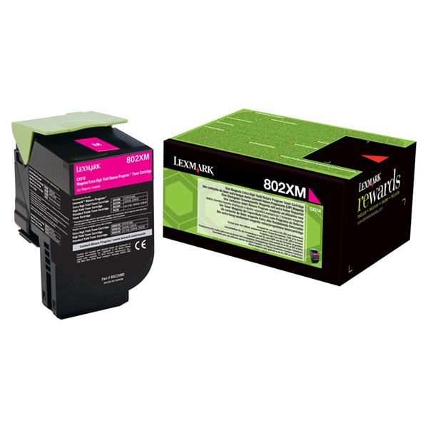 Lexmark Original Toner 80C2XME magenta 4 000 pages